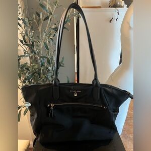 Michael Kors Black Leather Tote